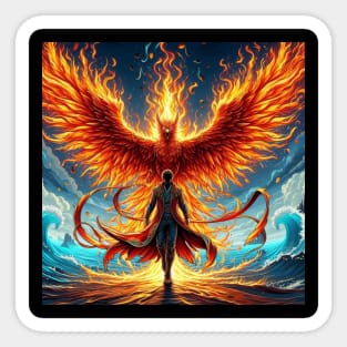 Astral Phoenix Sticker